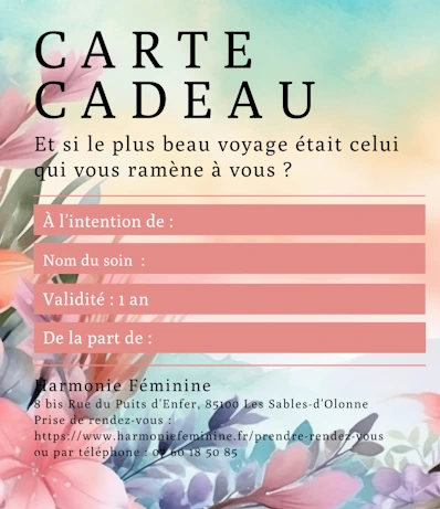 Carte cadeau Harmonie Féminine